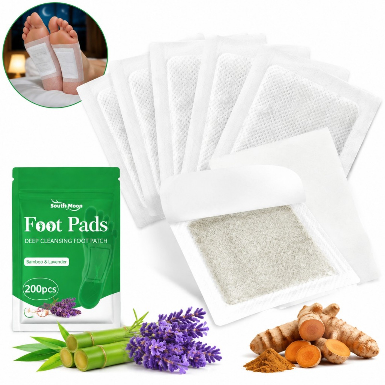 Detox Foot Patch - 12/36/60/120 قطعة من لصقات العناية بالقدم
