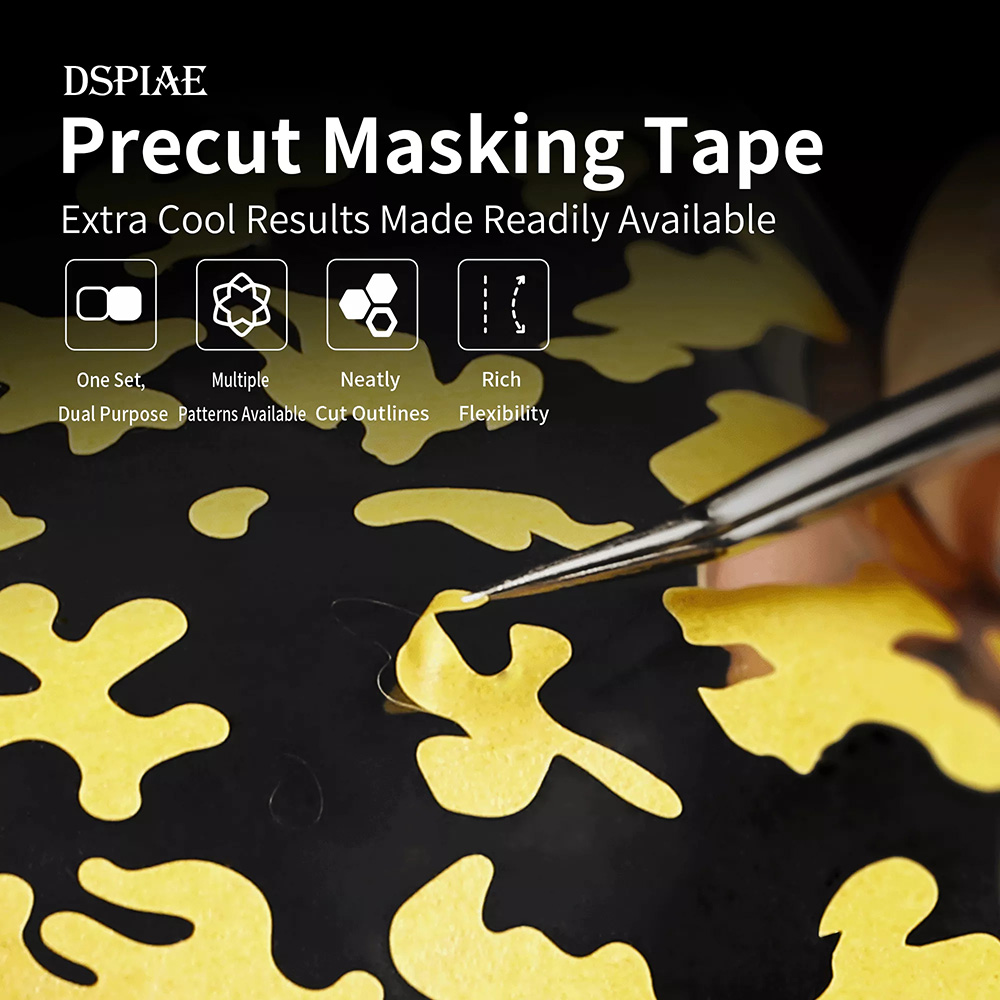 Sports Taping Precut - DSPIAE الرقمية التمويه علة التمويه سداسية