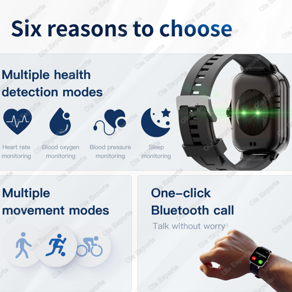 ساعة ذكية بشاشة عالية الدقة 1. - مراجعة Health Wellness Bracelet وسعره