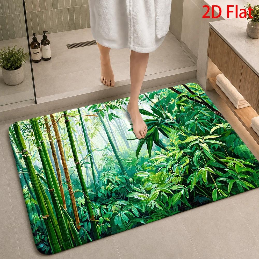 سجادة حمام بنمط غابة الخيزران  - مراجعة Bamboo Bath Mat وسعره