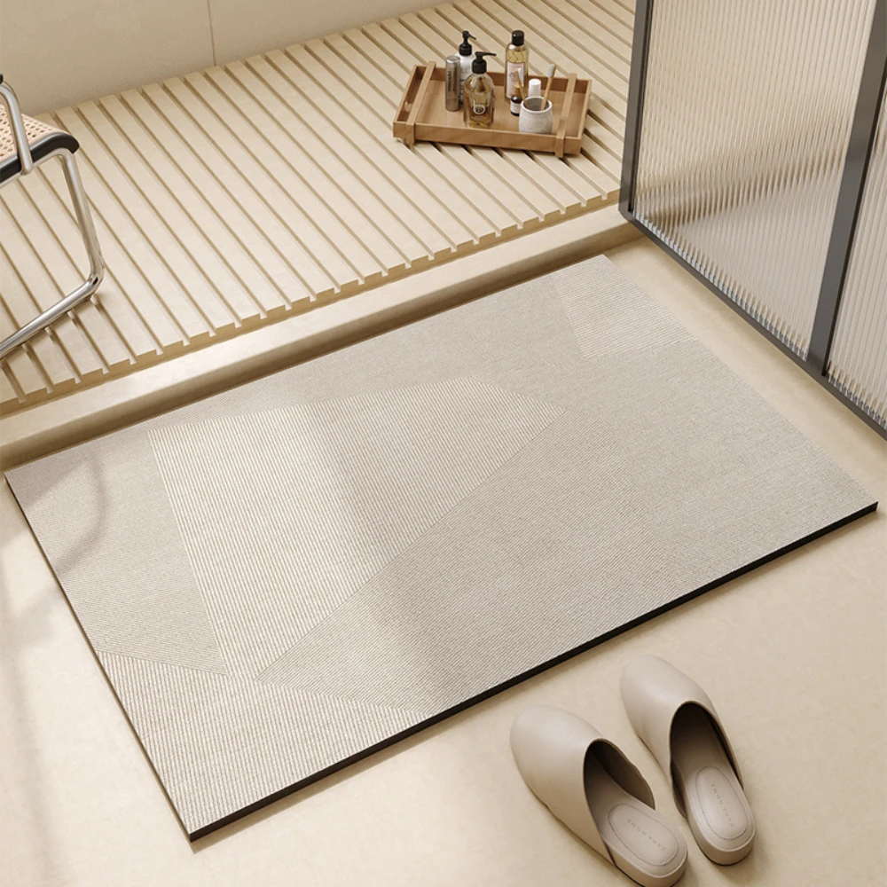 سجادة حمام من الدياتوم بخطوط ه - مراجعة Bamboo Bath Mat وسعره